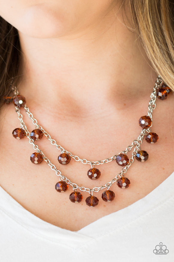 Super Supernova - Brown Paparazzi Necklace