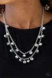 Super Supernova - Silver Bling Paparazzi Necklace