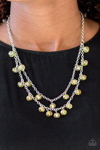 Super Supernova - Yellow Paparazzi Necklace