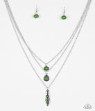 Tahitian Princess - Green Paparazzi Necklace