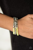 Take Shape - Yellow Paparazzi Bracelet