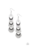 Take Your CHIME - Silver Paparazzi Earrings