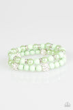 Teasingly Tinseltown - Green Paparazzi Bracelet