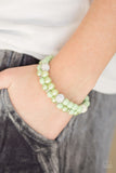 Teasingly Tinseltown - Green Paparazzi Bracelet