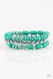 Tenaciously Tenacious - Green Paparazzi Bracelet