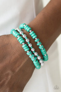 Tenaciously Tenacious - Green Paparazzi Bracelet