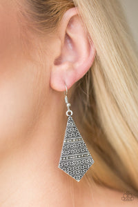 Terra Trending - Silver Paparazzi Earrings