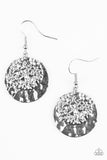 Texture Tribute - Silver Paparazzi Earrings