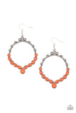 Thai Treasures - Orange Paparazzi Earrings