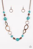 Thats Terra-ific - Blue Paparazzi Necklace