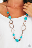 Thats Terra-ific - Blue Paparazzi Necklace