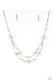 The Princess Bridesmaid - Green Paparazzi Necklace