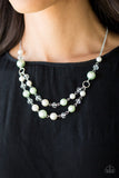 The Princess Bridesmaid - Green Paparazzi Necklace