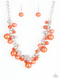 The Upstater - Orange Paparazzi Necklace