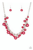 The Upstater - Red Paparazzi Necklace