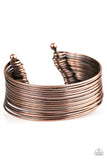 Tic Tac Stack - Copper Paparazzi Bracelet