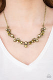 Tie The Knot - Brass Paparazzi Necklace