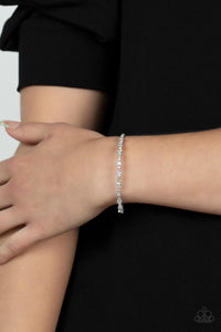 Timelessly Tiny - White Paparazzi Bracelet