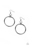 Total Focus - Black Paparazzi Earrings