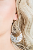 Trading Post Trending - Silver Paparazzi Earrings