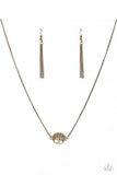 Treetop Trend - Brass Paparazzi Necklace