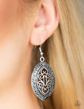 Tribal Tribute - Silver Paparazzi Earrings