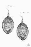 Tribal Tribute - Silver Paparazzi Earrings