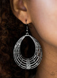 Tundra Texture - Black Paparazzi Earrings