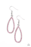 Twilight Shimmer - Pink Paparazzi Earrings