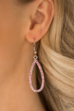 Twilight Shimmer - Pink Paparazzi Earrings