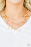 Urban Center - Gold Paparazzi Necklace