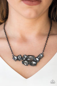 Urban Dynasty - Black Paparazzi Necklace