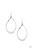 Very Enlightening - Silver Paparazzi Earrings