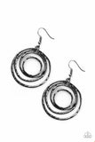 Very Vertigo - Black Paparazzi Earrings