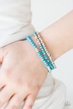 Very Vivacious - Blue Paparazzi Bracelet