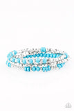 Very Vivacious - Blue Paparazzi Bracelet