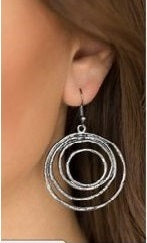 Very Vertigo - Black Paparazzi Earrings