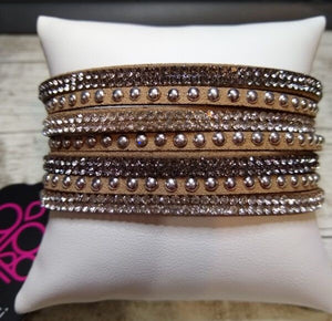 Victory Shine - Brown Paparazzi Bracelet Wrap