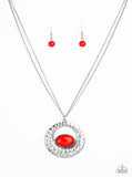 Viva Vivacious - Red Paparazzi Necklace