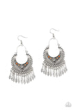 Walk On The Wildside Multi - Orange Paparazzi Earrings