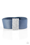 Walk The Catwalk - Blue Paparazzi Bracelet Wrap