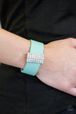 Walk The Catwalk - Green Paparazzi Bracelet Wrap