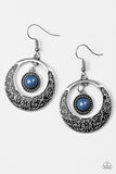 Wandering Waikiki - Blue Paparazzi Earrings