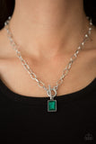 Wear It Like You Mean It - Green Paparazzi Necklace