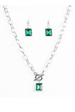 Wear It Like You Mean It - Green Paparazzi Necklace