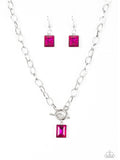 Wear It Like You Mean it - Pink Paparazzi Necklace