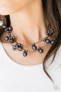 Wedding Belles - Gunmetal Paparazzi Necklace