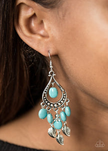 Western Wanderlust - Blue Paparazzi Earrings