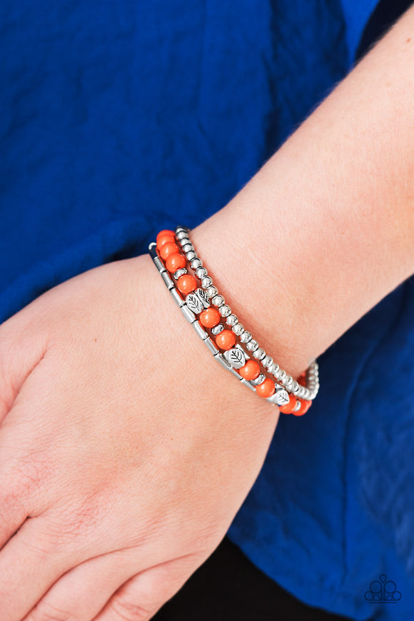 What a Tree - Orange Paparazzi Bracelet