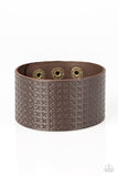 Wild Wrangler - Brown Paparazzi Bracelet - Urban